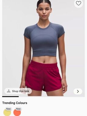 Swiftly Tech Cropped Short-Sleeve Shirt